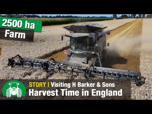 Harvest time at H Barker & Sons | Fendt Ideal Combine Harvester | Farming in England | Agriculture