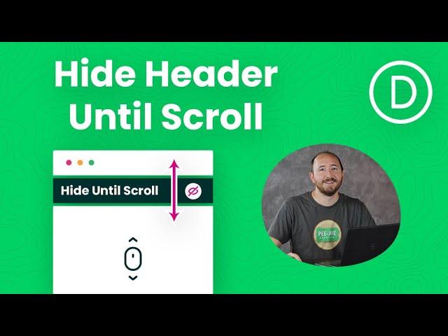 How To Hide The Divi Theme Builder Header Until Scroll And Then Show As Sticky