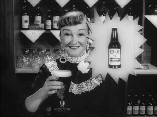 Beryl Reid in M & B beer advertisements