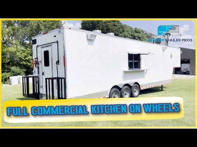 8 5x38 Food Trailer - A Commercial Kitchen on Wheels