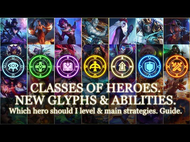 CLASS RUNES. Which Glyphs Should I Level? New Glyphs & Abilities. Priority Guide | Hero Wars Mobile