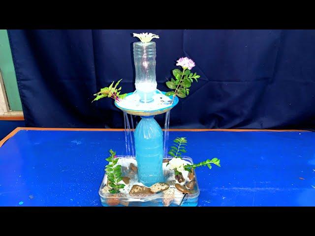 Make Waterfall Fountain at Home | New | Diy - Simply Craft