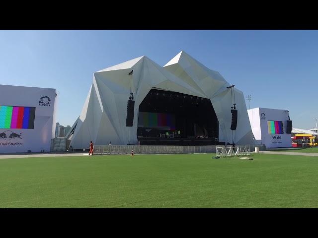 Timelapse pela nova Cidade do Rock