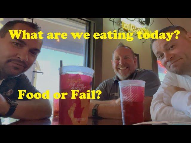 Pest control guys try some new eats.