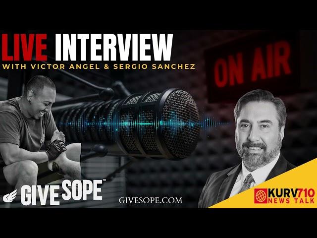 GIVESOPE FOUNDER - LIVE ON AIR with Host Sergio Sanchez of 710KURV regarding BABY BOOMER CRISIS