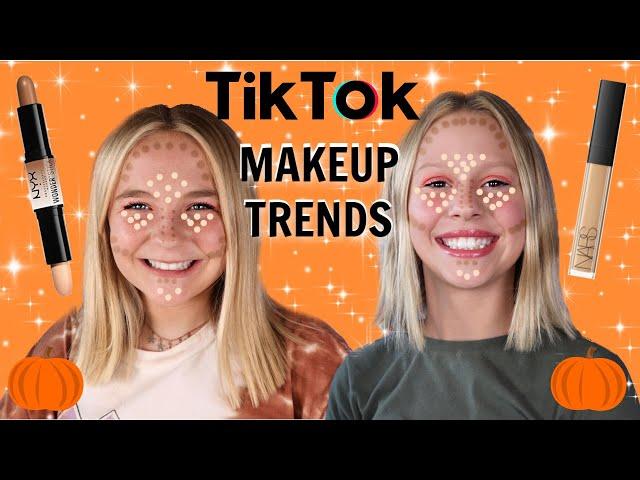 Testing Viral TikTok Makeup Trend! Crazy Contouring! Does It Work?