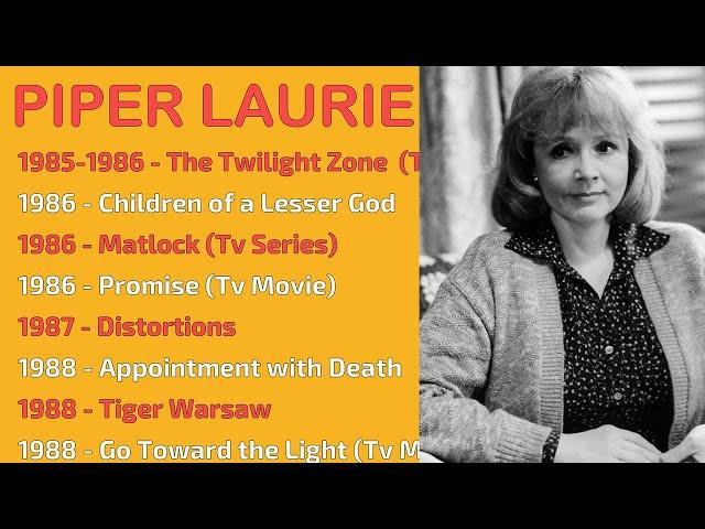 PIPER LAURIE MOVIES LIST