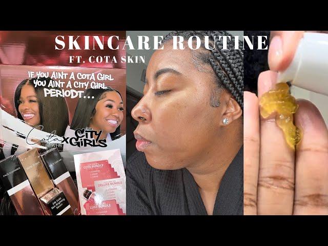 SKINCARE ROUTINE FOR GLOWY SMOOTH ACNE FREE SKIN 2024 FT. COTA SKIN