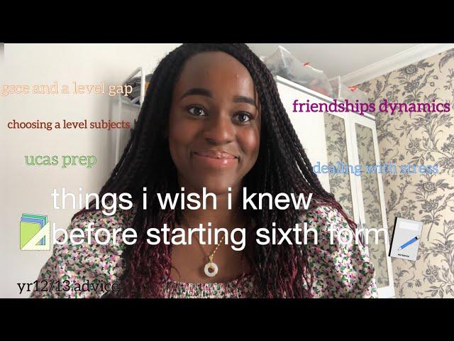 ADVICE FOR YR12/13 - EVERYTHING I WISH I KNEW BEFORE STARTING SIXTH FORM 🫵‍