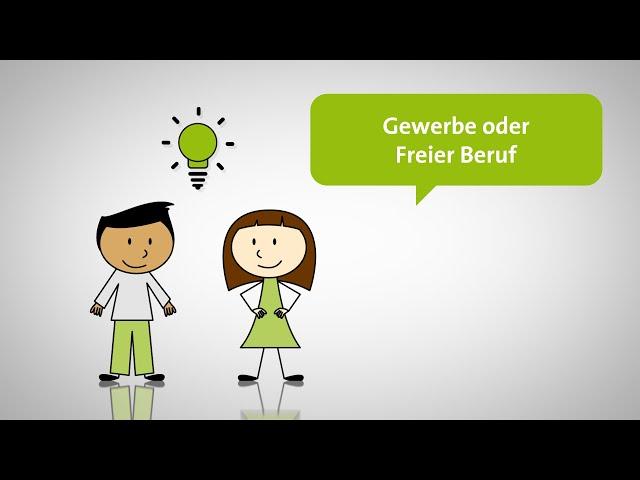 Gewerbe oder Freier Beruf – Tutorial 2