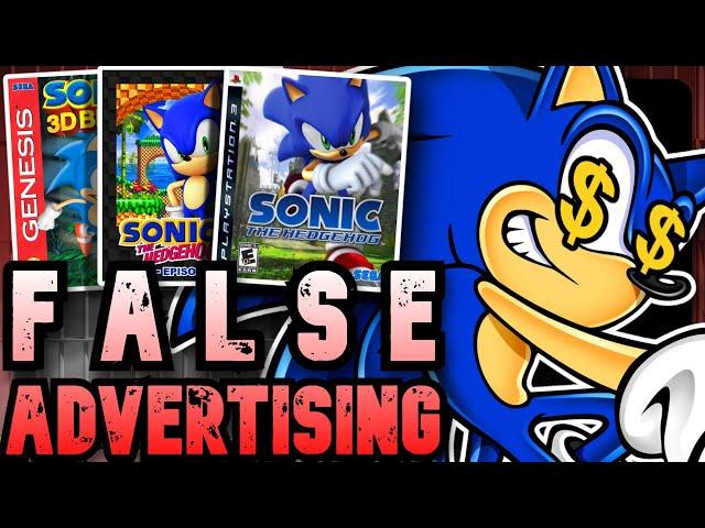 False Advertising in Sonic Games