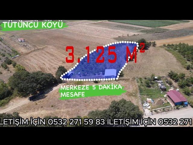 BALIKESİR GÖNEN TÜTÜNCÜ KÖYÜ 3100 M2 CEVİZLİK MERKEZE 5 DAKİKA MESAFE