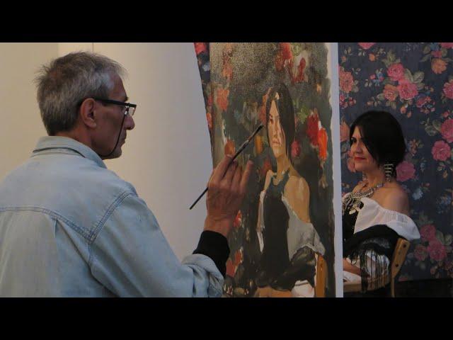 Artist Demonstration at Museum of Fine Arts Boston 2014