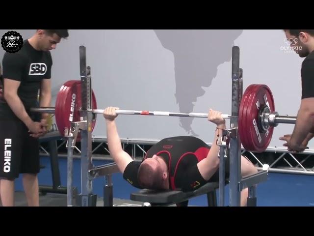 Jochen Strubbe - 25th Place 760kg Total - 105kg Class 2023 IPF World Classic Championship