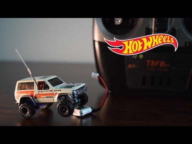 Turning a HotWheels To Remote Control (1/64 Scale RC Full Build Video)