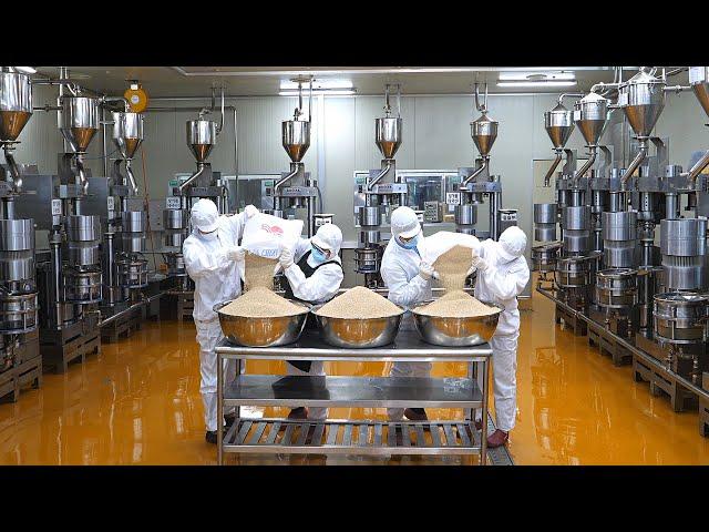 Interesting and clean sesame oil factory & Korean traditional food / food factory