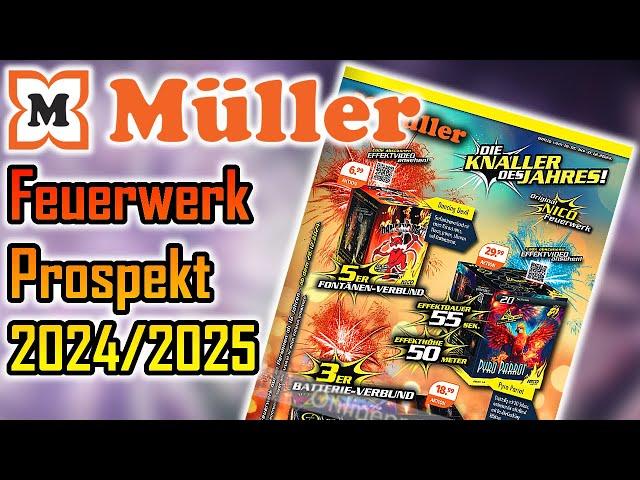 MÜLLER DROGERIE | FEUERWERK PROSPEKT 2024/2025