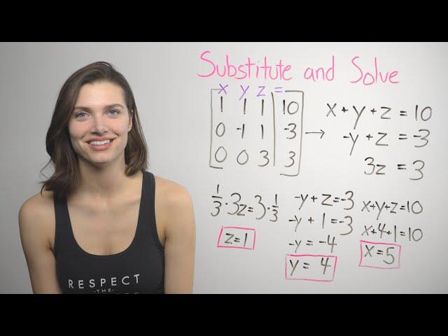 ︎² Gaussian Elimination.. How? (mathbff)