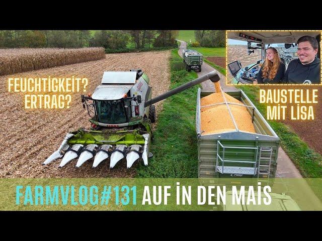 FarmVlog#131 Heiß auf Mais Lisa am Mulde fahren