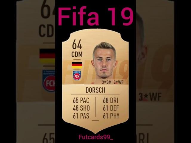 Niklas Dorsch all fifacards from fifa17 to fifa22 Which the best card? #fifaskills #fifapacks #fifa