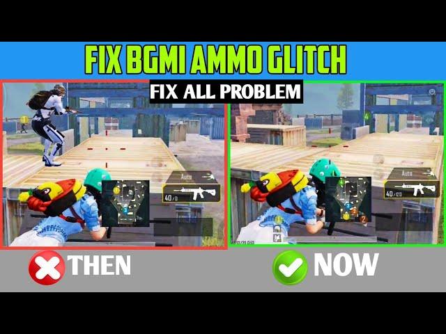 Fix Bgmi 40 Ammo Glitch Problem | How to fix bgmi glitch problem | Network issue solved