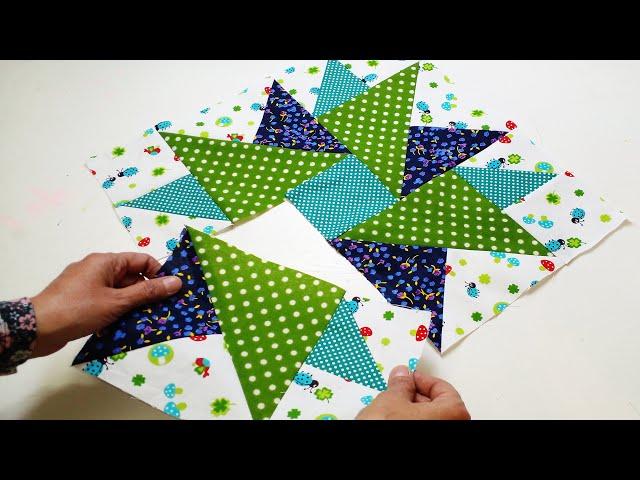 Amazing trick of sewing with pieces of fabric | Easy Sewing