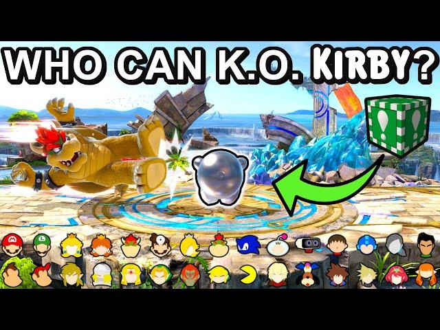 Who Can K.O. Metal Kirby With One Move ? - Super Smash Bros. Ultimate