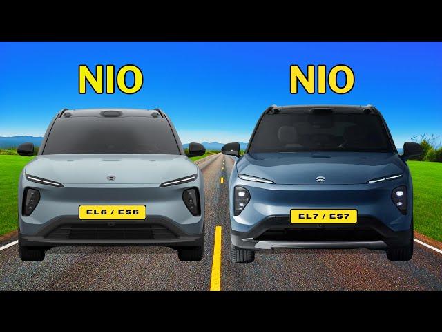 NIO EL6/ES6 100 kWh vs. NIO EL7/ES7 100 kWh (2024) | What's the difference?