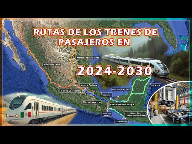 Más de 5,000 km para trenes de pasajeros en el 2030 y con 80 trenes en servicio