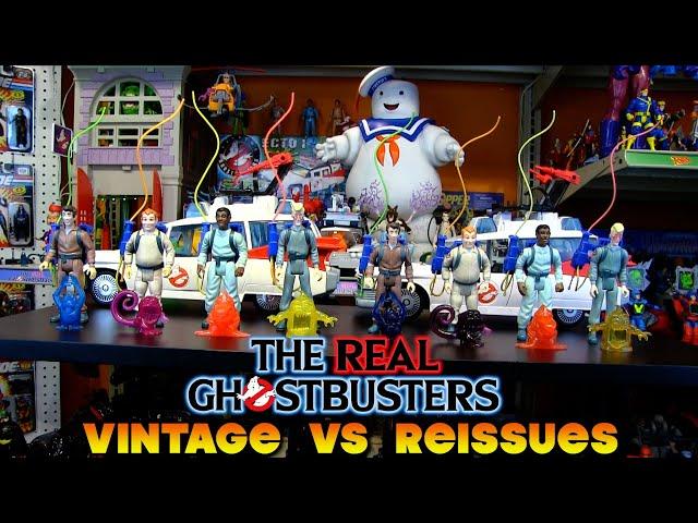 Vintage Kenner Real Ghostbusters & Ecto-1 vs Kenner Classics Reissues