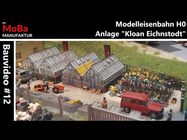 WE DESIGN a nursery - field arable flowers plants/ model railway H0/ Roco layout