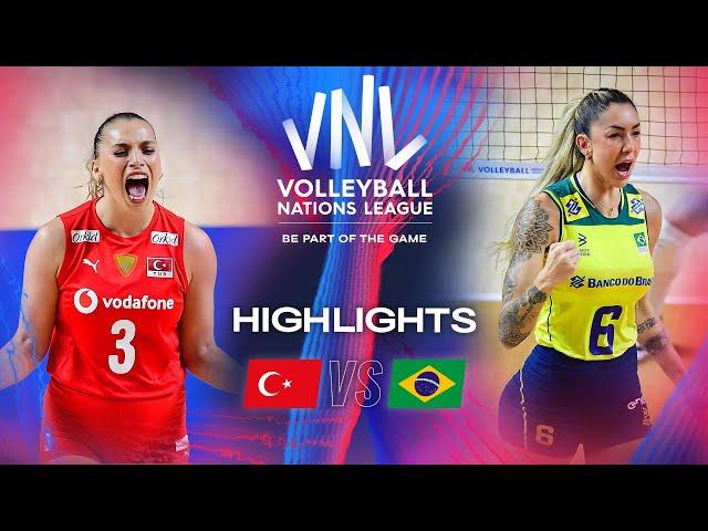  TÜR vs.  BRA - Highlights | Week 3 | Women's VNL 2024