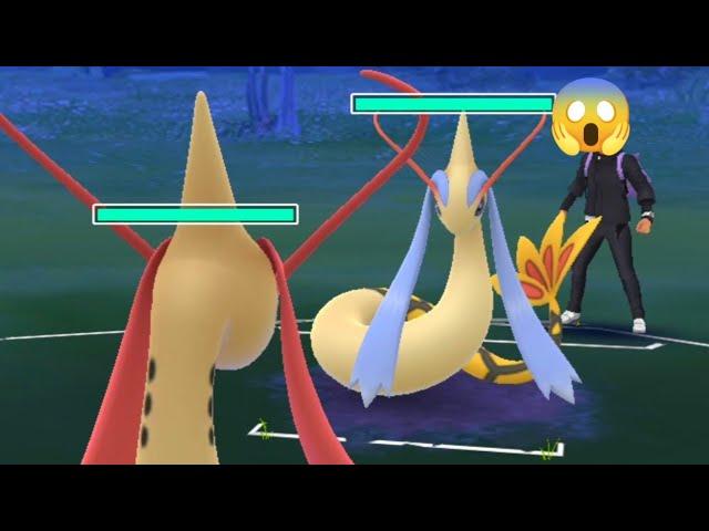 SHINY MILOTIC VS MILOTIC WHO WILL WIN?!!... #gbl #shorts #PokemonGo