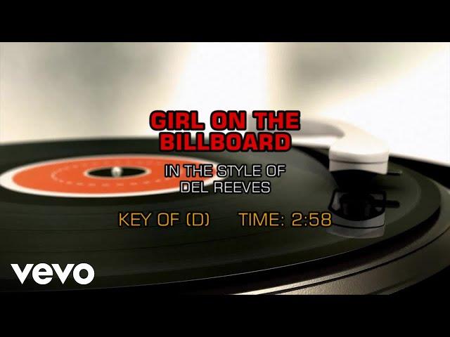 Del Reeves - Girl On The Billboard (Karaoke)