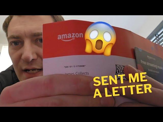 Amazon sent me a letter