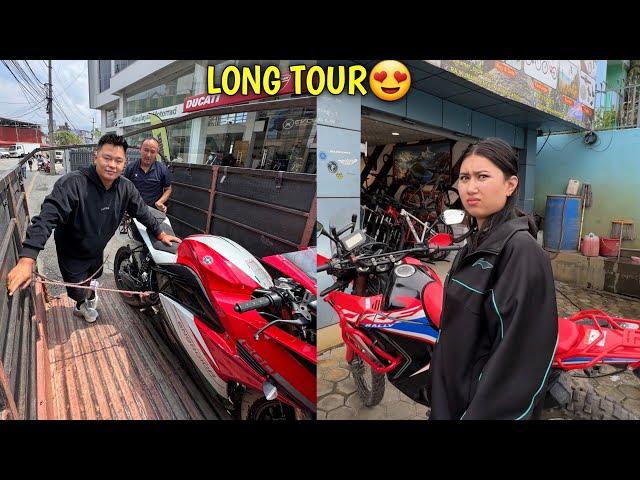 FINALLY ALISHA KO BIKE READY BHAYO LONG TOUR KO LAGI / CBR 600RR / ​⁠@alishakhadgi9769
