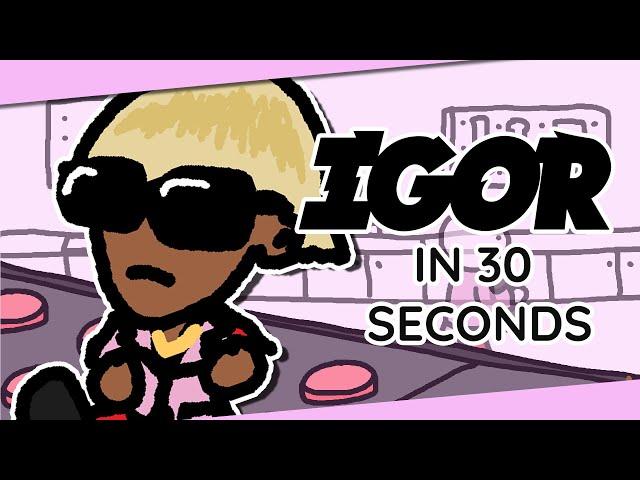 Basically Tyler, the Creator's "IGOR" in 30 Seconds