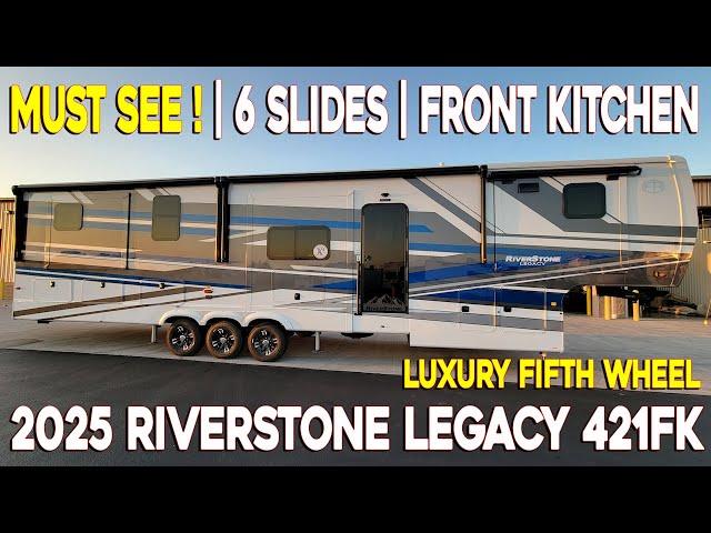 2025 Riverstone 421FK Legacy Edition Luxury Fifth Wheel by Forestriver RVs at Couchs RV Nation