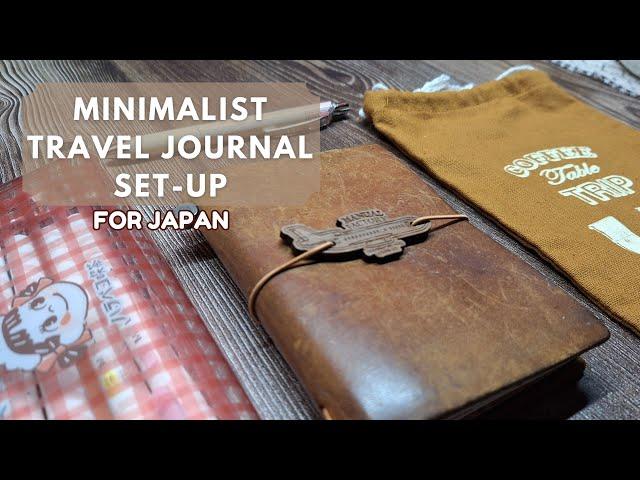 My Minimalist Travel Journal Setup for Japan ️ Traveler's Notebook Passport