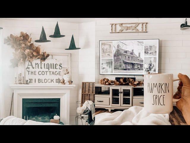 Cozy Antique Farmhouse Halloween Fall Home Tour