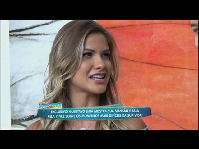 Gusttavo Lima e Andressa Suita apresentam a mansão em que moram