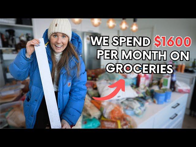 We now spend $1600 per month on FOOD | Our biggest grocery shop EVER!