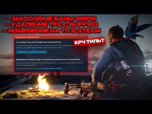  МАССОВЫЕ БЛОКИРОВКИ ФЕРМ В COUNTER STRIKE 2 / НОВОЕ ОБНОВЛЕНИЕ VAC В КС 2 / УДАЛЕНИЕ TF2 С BUFF163