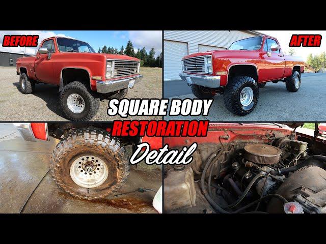 1986 GMC 4X4 SHORT BED | FULL INTERIOR EXTERIOR 40 HOUR DETAIL! *RESURRECTED*