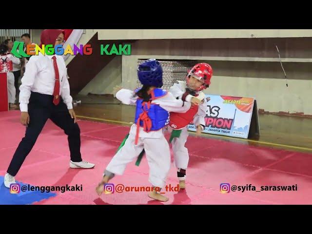 Pracadet Pemula Liga Taekwondo DKI 5 Part 1, Hajar Dolyo Teruss!!!