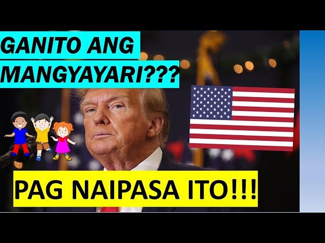 HINDI NA DAW PWEDE? SAYANG ANG US TAX DOLLARS KUNG PATULOY ITO SA AMERICA???