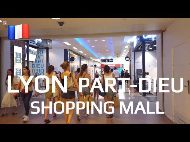  Lyon Part-Dieu Shopping Mall | France Walking Tour 4K