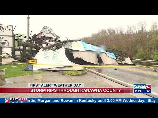 Severe storms cause damage in Kanawha County