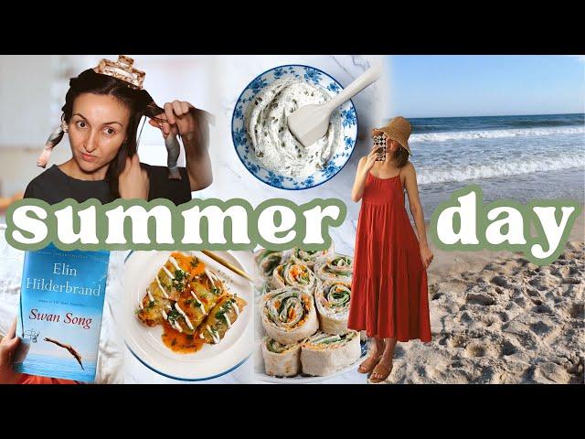 Day in My Life Vlog ️ making healthy meals, trying heatless curls, and my job as a food blogger