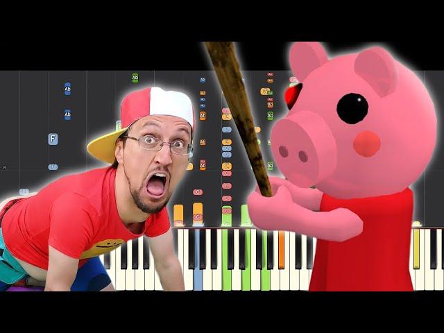 Psycho Pig - Piano Remix - FGTeeV Piggy Song